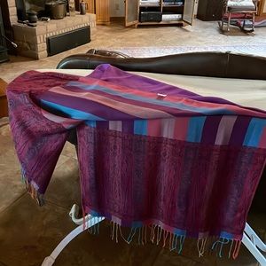 Scarf/Wrap is 27” wide x 68” long